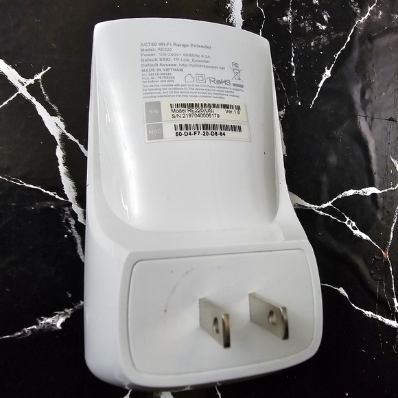 TP-LINK AC750 750Mbps Dual Band WiFi Range Extender/RE220 - Picture 7 of 10